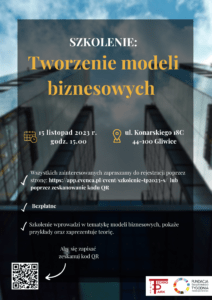 Read more about the article SZKOLENIE: Tworzenie modeli biznesowych