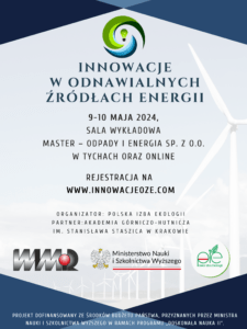 Read more about the article Zapowiedź Konferencji „Innowacje w Odnawialnych Źródłach Energii”